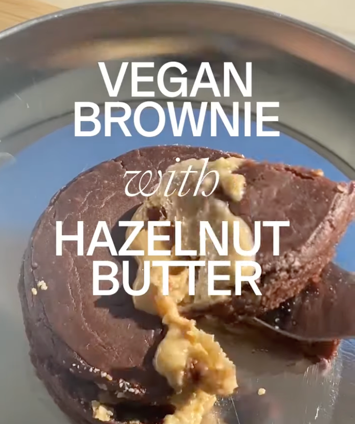 Vegan Brownie with CRAVERS Hazelnut Butter