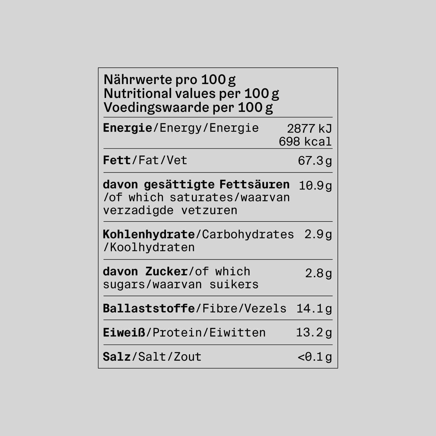 100% Hazelnut Butter