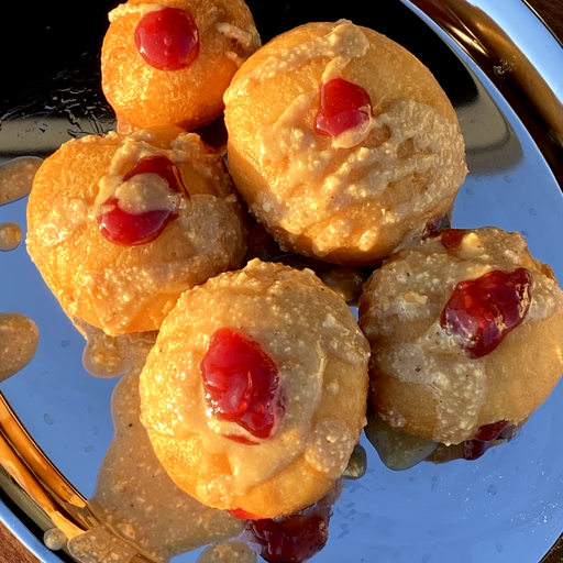 Jelly Donuts with CRAVERS Hazelnut Butter