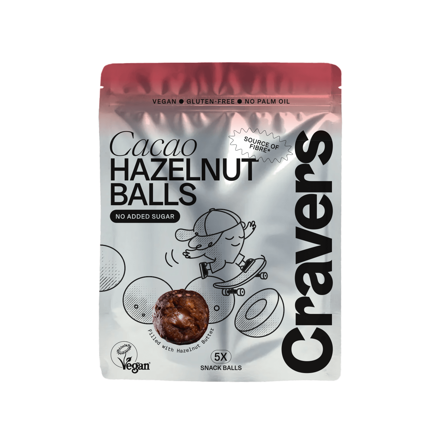 Cacao Hazelnut Balls CRAVERS | No Added Sugar, Vegan, No Palm Oil